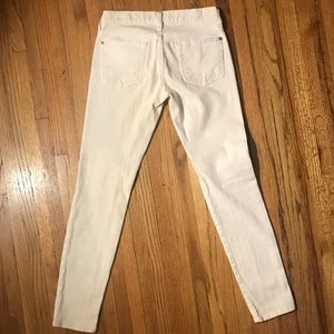 7 For All Mankind Jeans White Sz 25